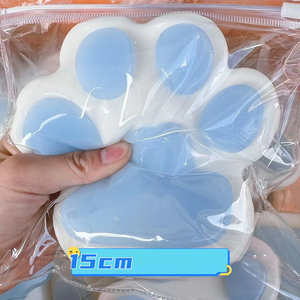 15cm <b>Large</b> Size Squeeze Toy Cat Paw Squishy Fidget Toy Slow Rebound Pinch Decompression Toy - Product Image 2