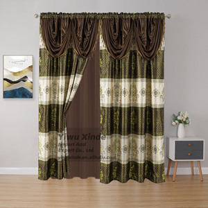 Rideaux de fenêtre en gros à <span class=keywords><strong>prix</strong></span> abordable, rideaux et cantonnières de luxe, rideaux élégants à double couche pour salon en promotion - Product Image 4