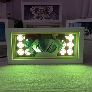 Lámpara de Noche de Anime con Diseño de <span class=keywords><strong>Yuno</strong></span> Grinbellor de <span class=keywords><strong>Black</strong></span> <span class=keywords><strong>Clover</strong></span>, 2 Estilos, Caja de Luz con Recorte de Papel, Cambio de Color de Luz - Product Image 3