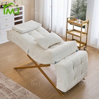 Table de massage hydraulique incurvée pour spa facial, tatouage et extensions de cils