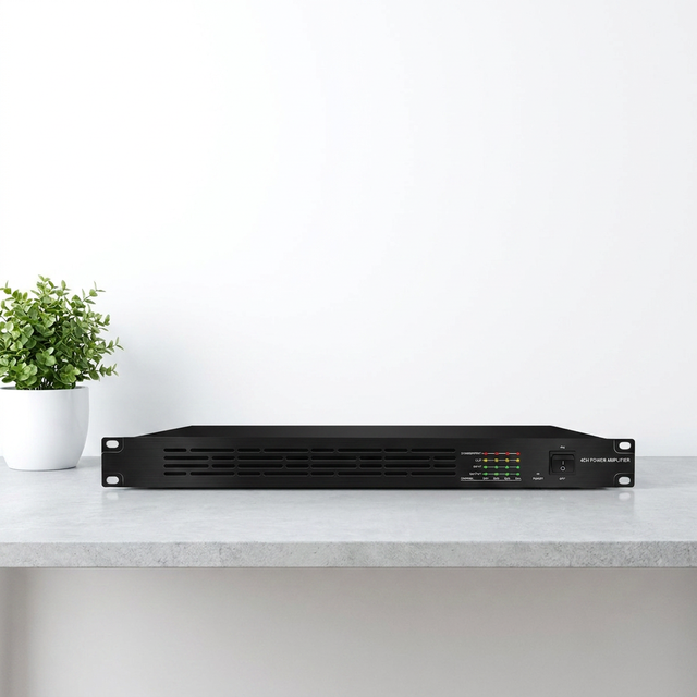 Custom 6 Channel 5.1 Aluminum Professional Amplifier High Power Home Theater Audio Amplifier