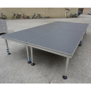 Plataforma de Madera de 4x8 pies, Escenario Portátil de Aluminio para Espectáculos de Iluminación, Certificación CE, Fácil Montaje, Uso en Exteriores - Product Image 2