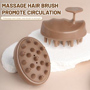 Nuovo Design OEM Spazzola per Lavaggio Testa Massaggio del Cuoio Capelluto Economica Spazzola per Shampoo Morbida in Silicone per Bambini - Product Image 6