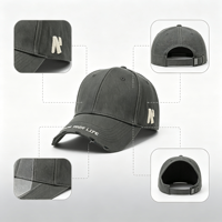 Nouvelle casquette de baseball unisexe style coréen simple et polyvalente, à calotte profonde, visière large, dessus souple, effet amincissant pour le visage, pour couple, style Dad Hat