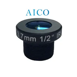 1/2 inch F1.3 3.7mm wide-angle m12 m12x0.5mm s mount cctv board cam objektiv lens for TOF camera 3D image