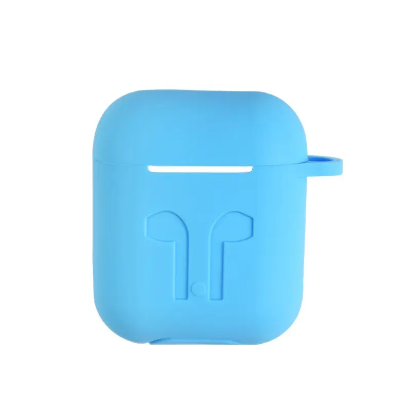 עבור airpods תיק מגן 1/2 דור אוזניות אלחוטיות Bluetooth אלחוטיות כיסוי מגן סיליקון עבה