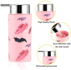 Ensemble d'accessoires de salle de bain Flamingo Design moderne, 6 pièces, écologiques, durables, pour la maison et l'<span class=keywords><strong>hôtel</strong></span>, faciles à nettoyer - Product Image 4