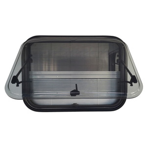 Meilleures ventes <span class=keywords><strong>Fenêtre</strong></span> <span class=keywords><strong>de</strong></span> <span class=keywords><strong>caravane</strong></span> <span class=keywords><strong>de</strong></span> camping-car à double acrylique avec cadre en aluminium avec moustiquaire et rideau - Product Image 1