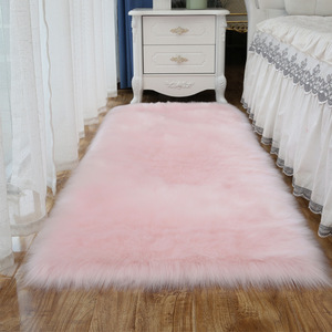 מפעל סיטונאי טבעי מותאם אישית, שטיחים שאגי אדום שטיח רץ שחור כבש פרווה עבור מלון ואולם אירופאי סגנון שטיח - Product Image 5