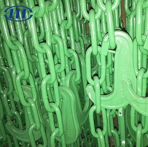 G80 lashing tải chuỗi con lăn trong gian lận phần cứng sơn 13x80mm 11x66mm với móc - Product Image 4