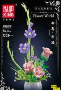 Bouquet di fiori Lego in plastica mista, fiori artificiali decorativi fatti a mano, stile moderno, per San Valentino, riutilizzabili e riciclabili - Product Image 3