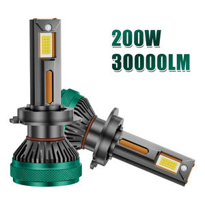 Faros LED de Coche de Alta Potencia 200W con 4 Tubos de Cobre para H1, 9005, 9006, H4, H7, H11 (Luces Altas y Bajas) - Product Image 6