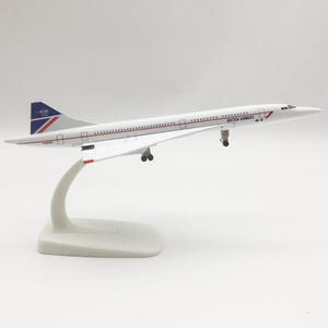Modèle d'avion en métal moulé sous pression <span class=keywords><strong>Concorde</strong></span> de Singapore Airlines de 20 cm avec trains d'atterrissage - Product Image 5