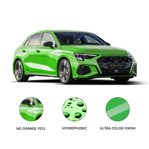 Großhandel Glänzende PET 3D Carbon-Faser Gold Auto-Karosserie-Folierung Auto-Aufkleber Auto-Wrap-Vinyl Chrom Farbwechsel-Folie für Autokarosserie - Product Image 3