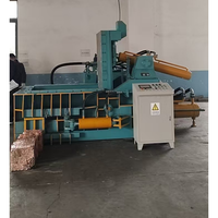 Presse à balles hydraulique horizontale de 125 tonnes pour métaux, acier, aluminium, cuivre