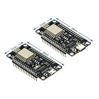 Placa de Desarrollo WiFi ESP8266-V3 NodeMCU LUA CH340 ESP-12E, Módulo Inalámbrico Serial con 4M de Memoria Flash para Arduino, USB Tipo-C