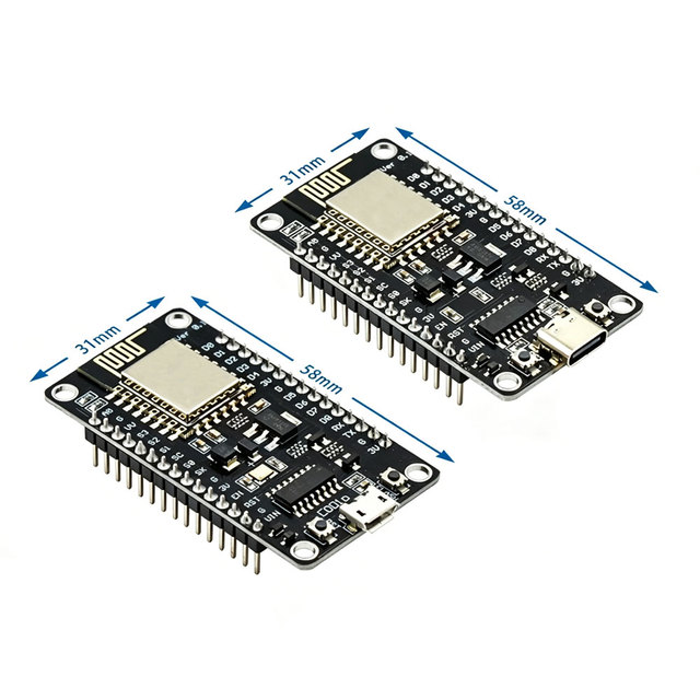 ESP8266-V3 NodeMCU LUA CH340 ESP-12E WiFi Internet Development Board 4M Flash Serial Wireless Module for For Arduino Type-c usb