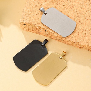 Targhetta ID Rettangolare in Metallo Spazzolato di Alta Qualità con Placcatura PVD a Lunga Durata, Regalo per Uomo, Vendita all'Ingrosso - Product Image 4
