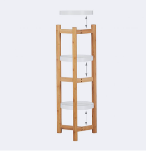 Présentoir de haute qualité à 3 niveaux pour plantes en bambou, présentoir pour plantes d'intérieur - Product Image 3