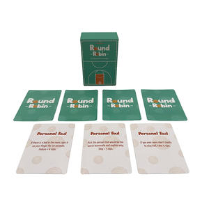 Échantillons gratuits Fabricants Cartes de basket-ball personnalisées Jeu Cartes de sport pour adultes Jeu de société pour les vrais hoopers - Product Image 6