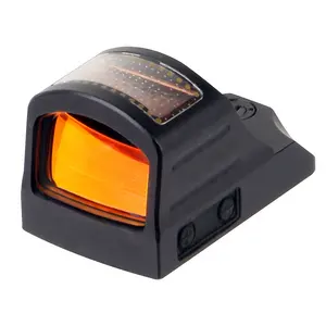 MZJ Optics tactical red dot scope reflex sight mini red dot sight power solar panel red dot sight lens