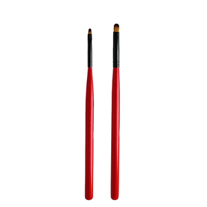 Pinceau à ongles en Kolinsky ou en nylon avec manche rouge, design classique, tailles personnalisées pour la peinture au gel et les ongles en acrylique - Product Image 2