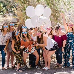 Equipo niño equipo niña gafas bebé género <span class=keywords><strong>revelar</strong></span> fiesta decoración suministros azul y rosa gafas de sol foto Props invitados regalo favores - Product Image 4