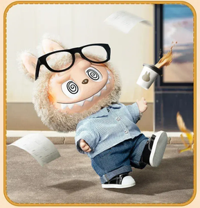 POPMART per LABUBU Action Figure originali <span class=keywords><strong>vendita</strong></span> calda ubriaca bambola <span class=keywords><strong>in</strong></span> vinile Flip Me scrivania <span class=keywords><strong>in</strong></span> PVC per regalo di compleanno - Product Image 2