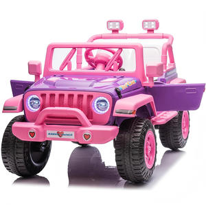 Auto Elettrica Rosa per Bambini a 2 Posti, 390*2, Batteria 12v4.5, Macchina Giocattolo in Plastica con Musica per Bambine - Product Image 1