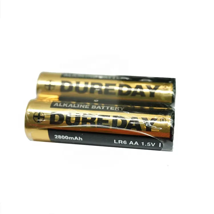 Lr6 AA pin lâu dài 2 cái vỉ gói pin khô 1.5V LR6 AA pin kiềm