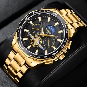 For Brand Luxury Fashion Tourbillon Quartz <b>Watch</b> Men Stainless Steel 3BAR Water Resistant Luminous Chronograph Sport - Product Image 5