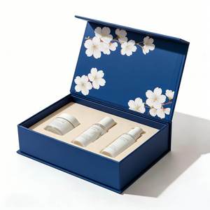 Skin Care Essence Cream Set Magnetic Closure Rigid Box Body Essential Oil Skincare Set Cosmetic Box - Product Image 1