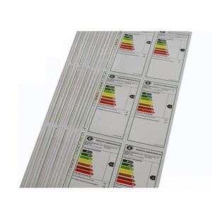 Autocollants jaunes personnalisés pour étiquettes de température, indicateurs, logos, pour emballage, étiquettes d'avertissement, autocollants adhésifs découpés à la forme - Product Image 4