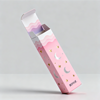 Boîtes cosmétiques personnalisables pour rouge à lèvres et mascara, en papier couché, design recyclable, boîte pliante en papier pour soins de la peau et maquillage