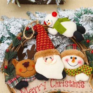 Adornos Colgantes de Navidad con Forma de Casa, Santa Claus, Muñeco de Nieve y Árbol de Navidad, Decoración Única para el Hogar y las Fiestas - Product Image 1