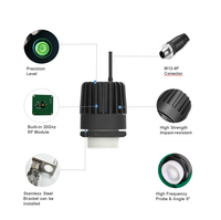 Sensor digital de nivel agua acero inoxidable RS485 para calderas y tanques combustible
