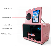 Imprimante UV intelligente A5 à prix d'usine pour coques de téléphone, balles de golf, aimants de réfrigérateur, pièces de monnaie, avec support IA et personnalisation en ligne pour petites entreprises