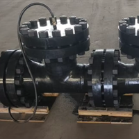 Extremos de Brida Tipo T para Bomba, Brida de Acero Galvanizado, Tubería de Soldadura y Fabricación, Conexión en T