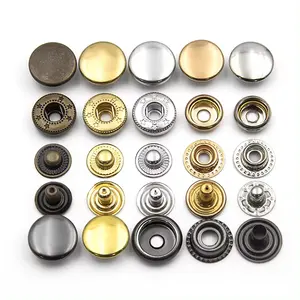 2024 Hot Sale Fashion Cloth Bottom Plastic And Aluminum Button Cover Kit For Thick Fabric
