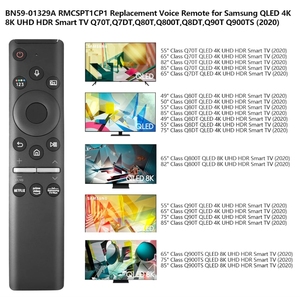 รีโมทคอนโทรลเสียง BN59-01329A ใหม่ทำงานสำหรับ <span class=keywords><strong>Samsung</strong></span> Smart TV <span class=keywords><strong>QLED</strong></span> 4K UHD HDR ซีรีส์ทีวี - Product Image 6