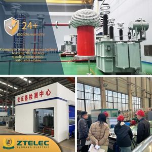 Transformador de Potencia de Gran Tamaño Sumergido en Aceite, 35MVA 30MVA, Núcleo de Cobre, ONAN ONAF, Refrigeración, 33kV 3150kVA 31.5MVA, Onan 33/11.5kV 33kV - Product Image 4