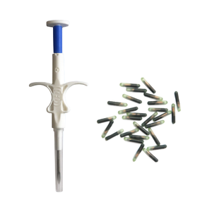 RFID رقاقة حيوانات مصغرة FDX-B 134.2KHz رقاقة ميكروسكوبية لتعليم الحيوانات الأليفة بطاقة هوية مباشرة من المصنع RFID رقائق زجاجية للحيوانات الأليفة للتعريف - Product Image 1