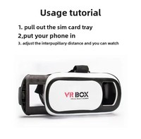 Meilleures ventes : Lunettes VR de 2e génération pour smartphones, cinéma 3D, casque de réalité virtuelle