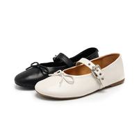 Ballerines tendance à nœud Mary Jane, options multicolores pour le quotidien et le bureau