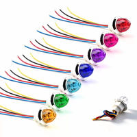 Lampes LED en plastique en forme de petite pastèque 12-24V, idéales pour les camions et les remorques comme feux d'avertissement et de décoration