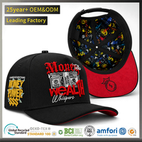 Casquette de baseball en satin 5 panneaux personnalisée OEM ODM avec broderie et impression par sublimation – Design sportif et décontracté