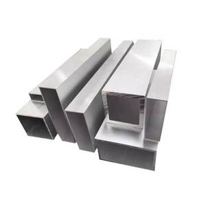 Bán buôn 6063 nhôm đùn hồ sơ hạt gỗ sơn tĩnh điện nhôm hình chữ nhật vuông ống rỗng cho cửa và cửa sổ - Product Image 1