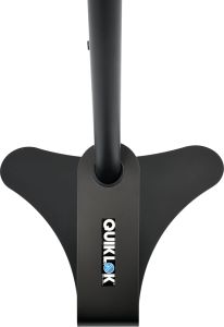 QUIK LOK BS/402 Adjustable Steel Near-Field Monitor Stand for <b>Musical</b> <b>Instruments</b> 5 Height Positions 23 cm Speaker Plate 5 Kg - Product Image 4
