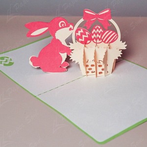 Tarjeta de Felicitación Pop-Up 3D con Animales, Troquelado en Papel, para Festividades - Product Image 2