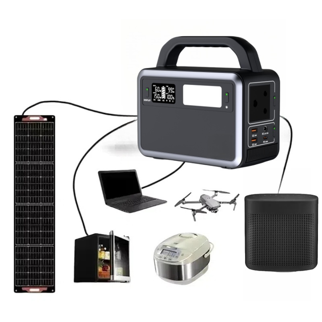 Hot Selling Portable Solar Power Station Generator 150W 200W 300W 500W 600W Mppt 6A Convert Price Lifepo4 Solar